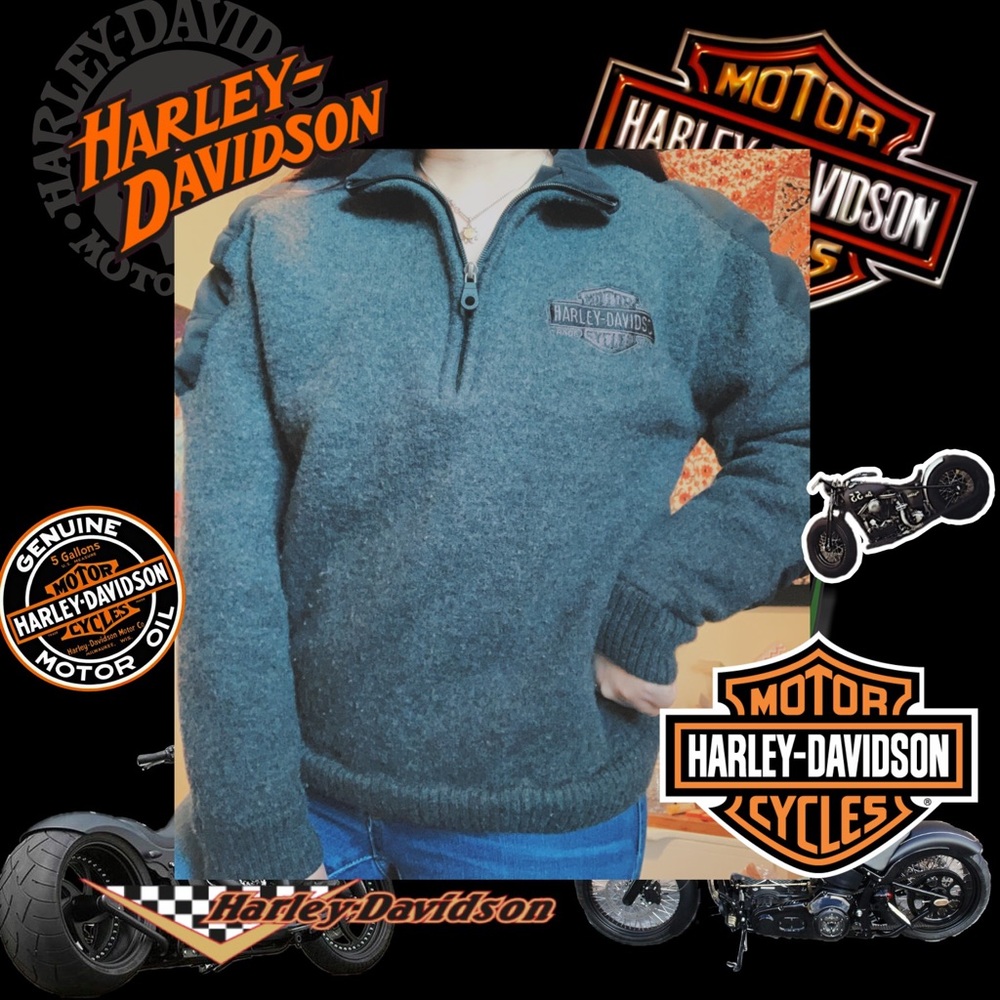 Harley Davidson Wool Sweater 🖤🔥